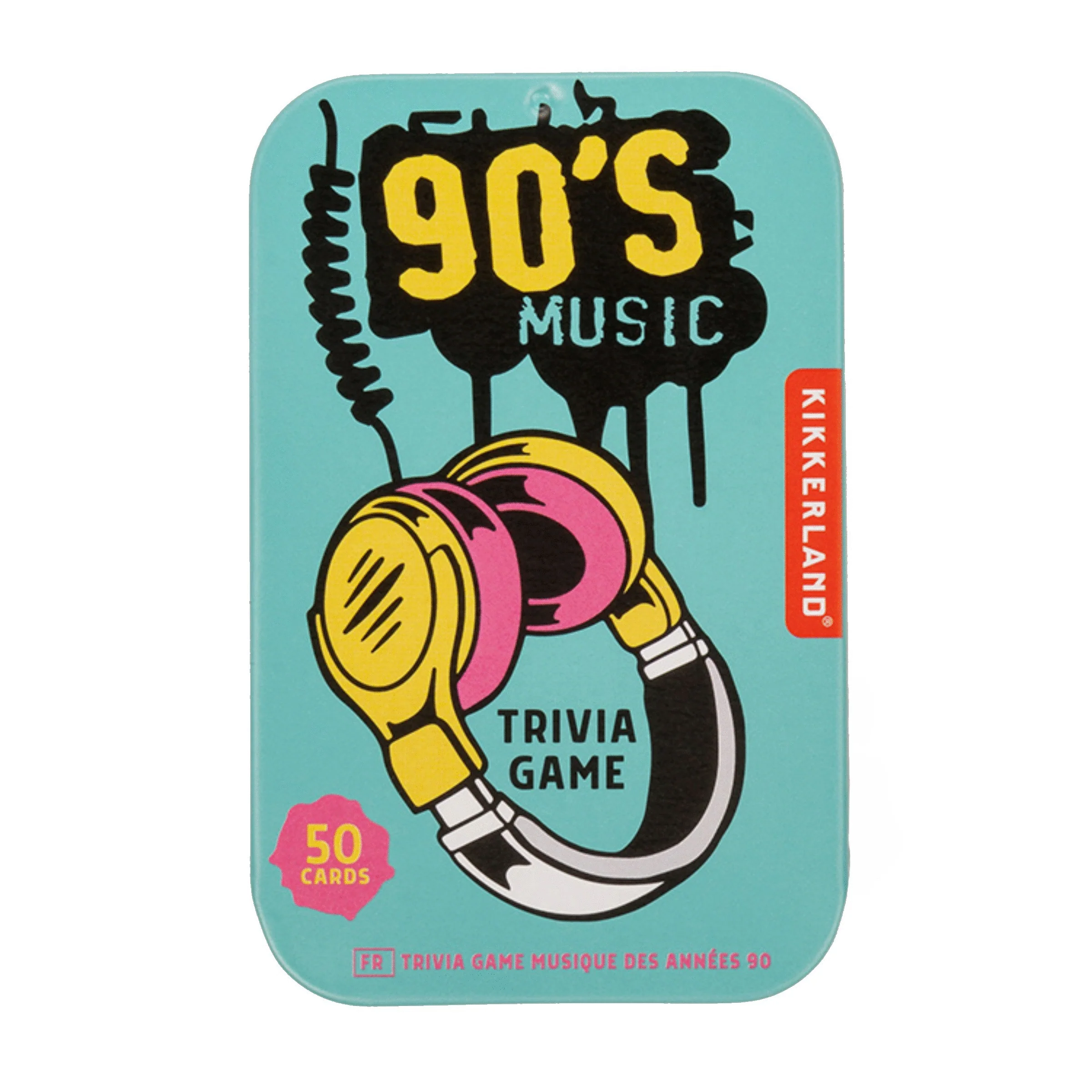 90's Music Trivia Card Game - Kikkerland