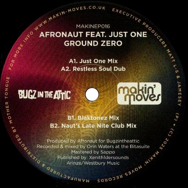 Afronaut - Ground Zero Feat. Just One (12") (New Vinyl)