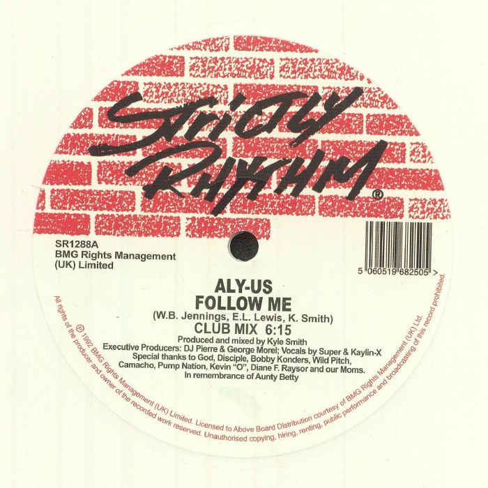 Aly-Us - Follow Me (12") (White Colour) (New Vinyl)