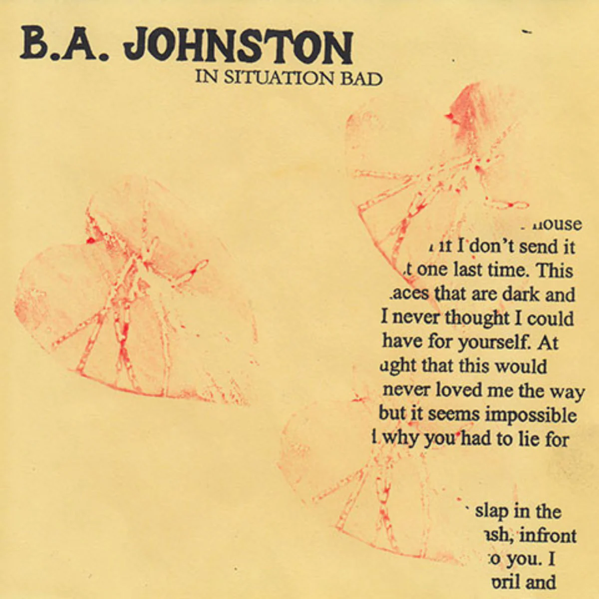 B.A. Johnston - In Situation Bad (New Vinyl)