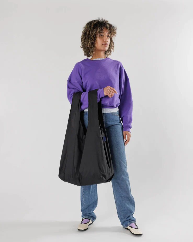 Black - Big Baggu Reusable Bag - Image 2