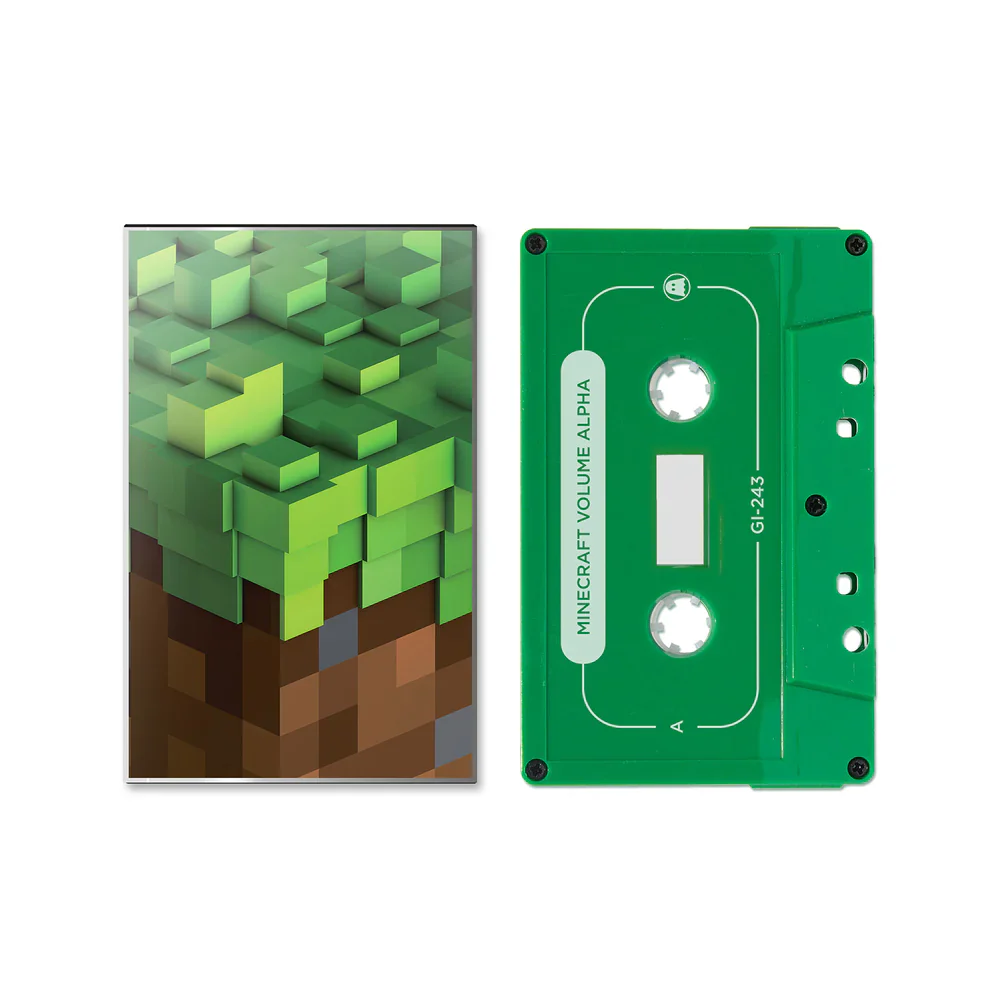 C418 -Minecraft Volume Alpha (Green Sonic with White Ink) (New Cassette)