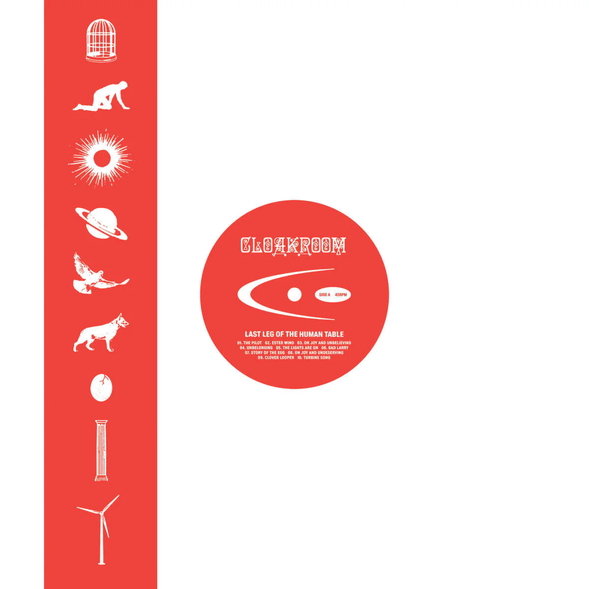 Cloakroom - Last Leg Of The Human Table (Clear w/ Silver Glitter Vinyl) (New Vinyl)