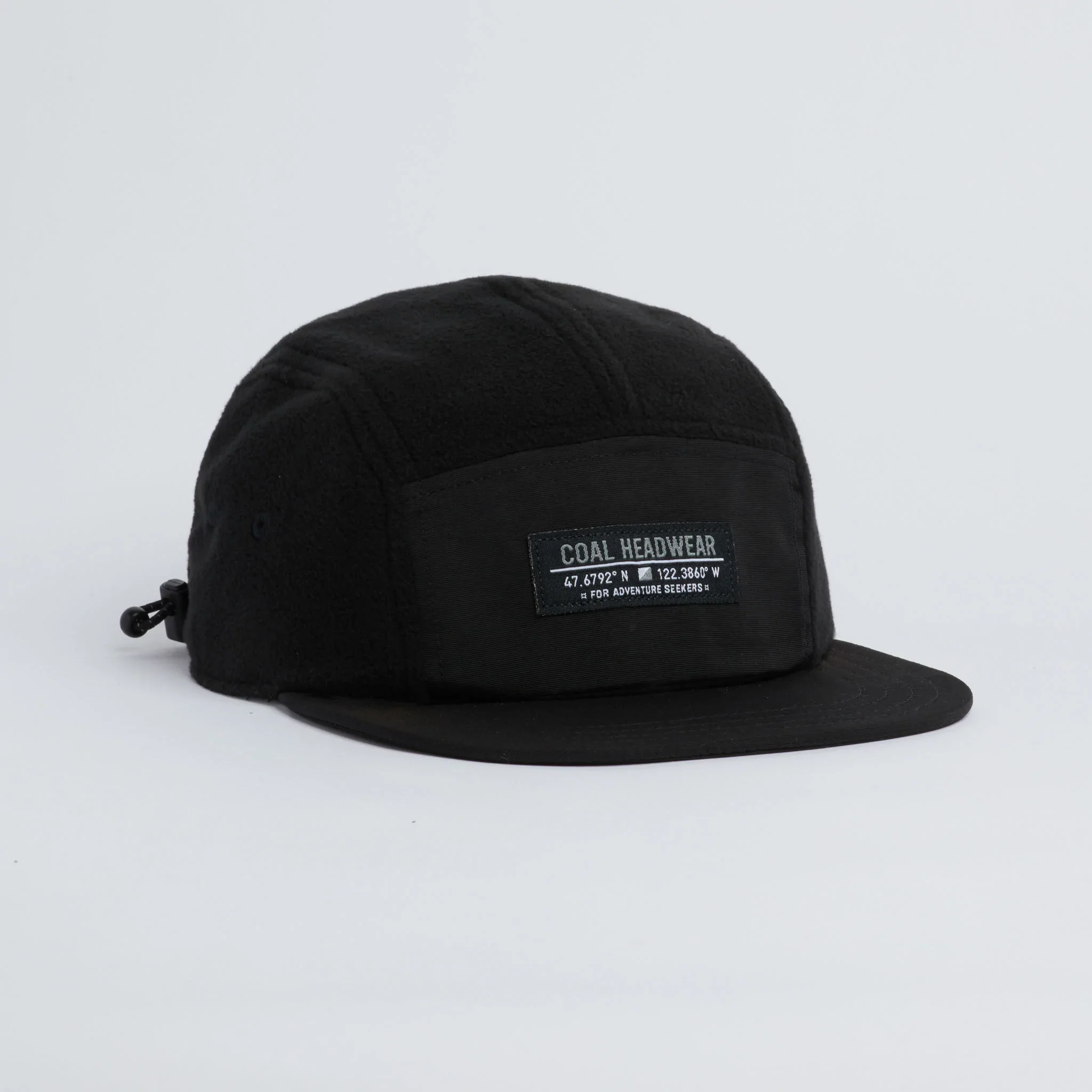 Coal - Bridger Fleece 5 Panel Hat
