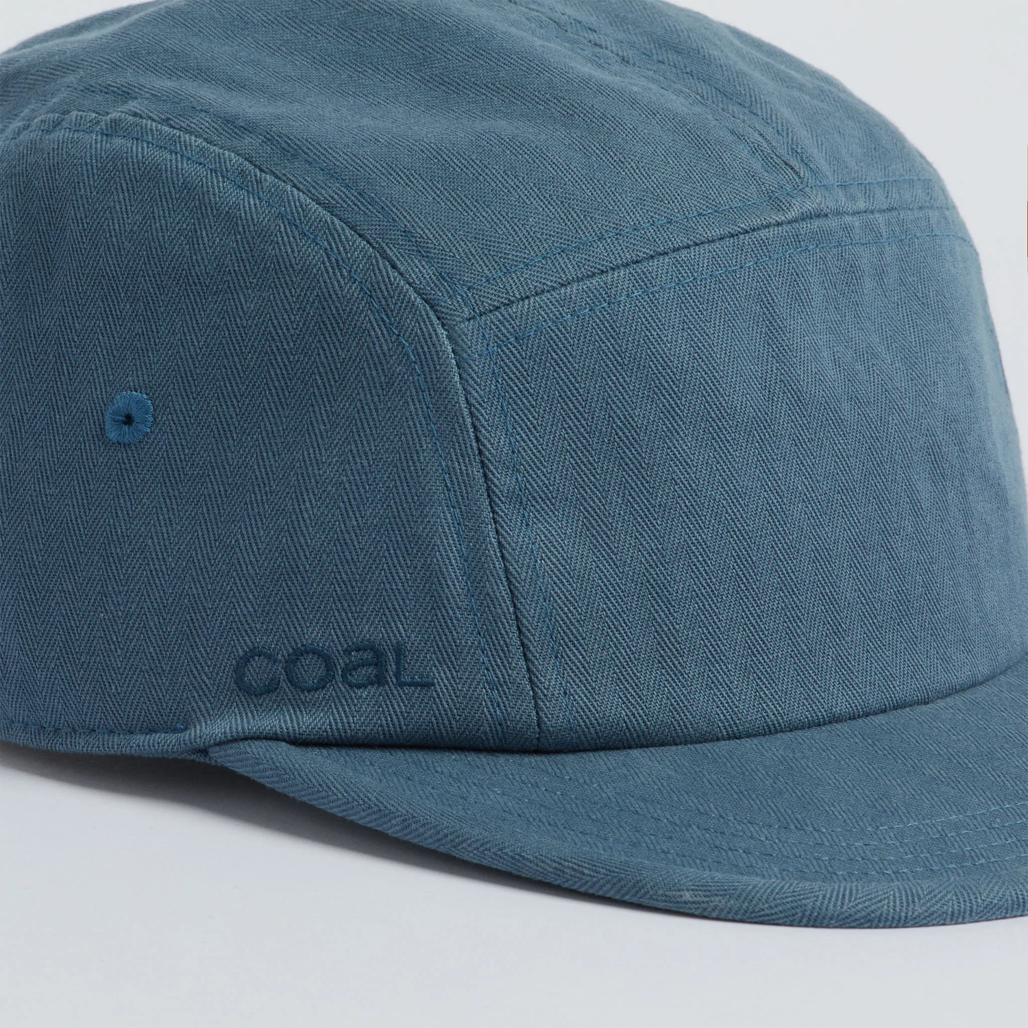 Coal - Edison Washed 5 Panel Cap - Denim - Image 3