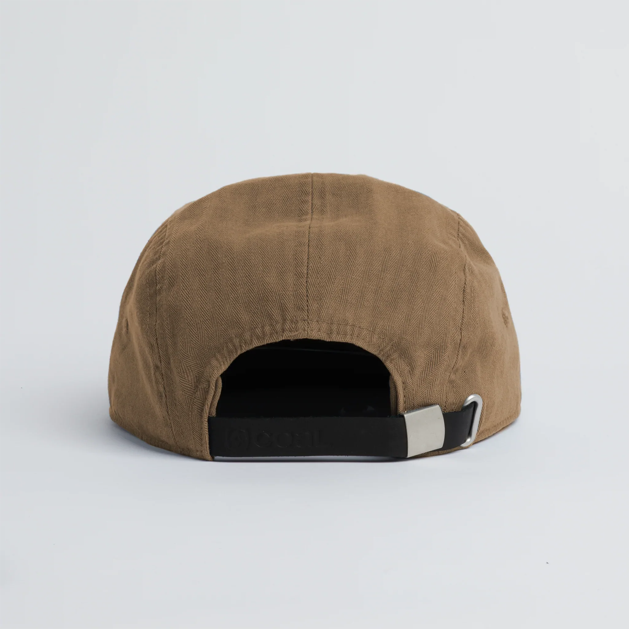 Coal - Edison Washed 5 Panel Cap - Light Brown - Image 2