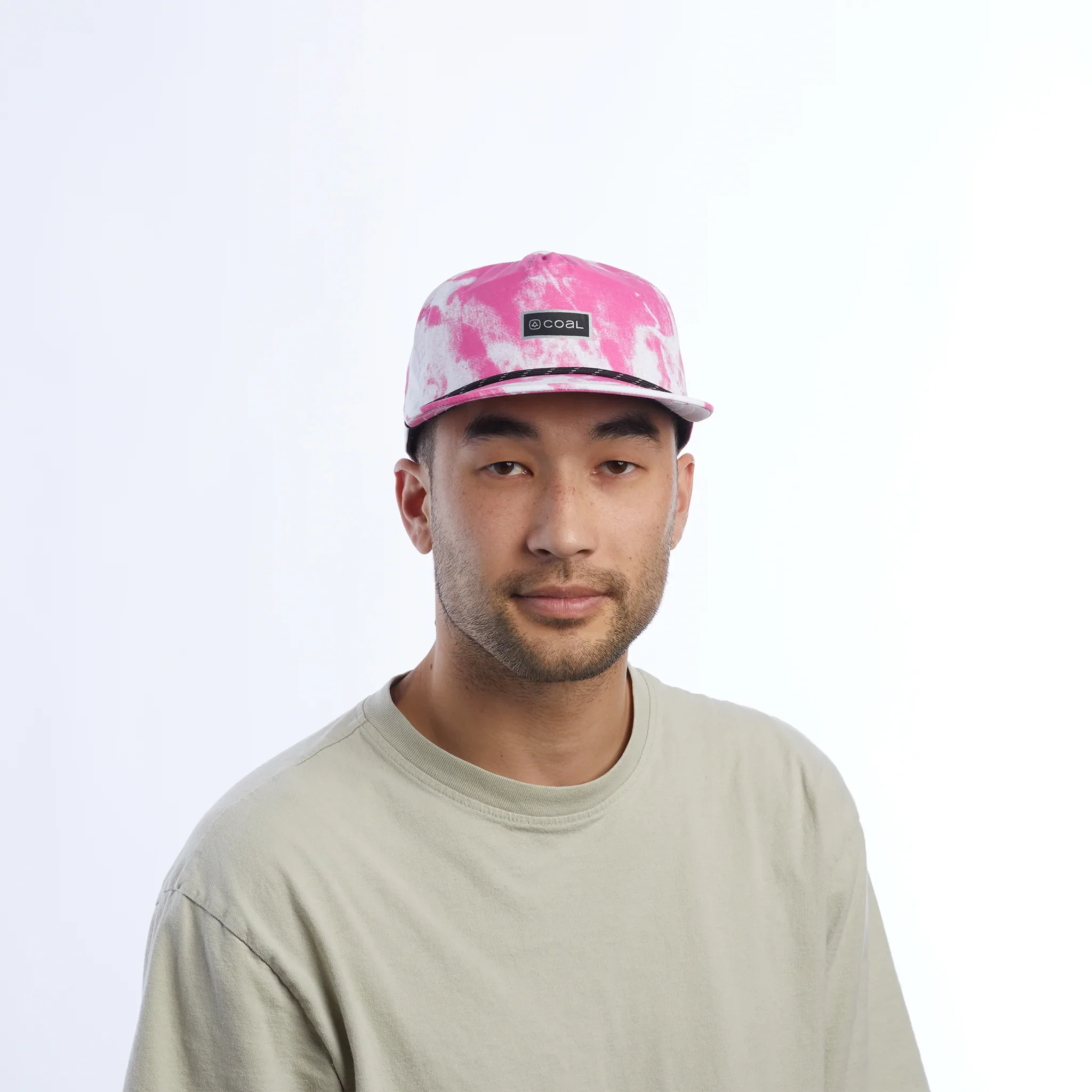 Coal - Pontoon Lightweight Cap - Pink Tie Dye - Image 2