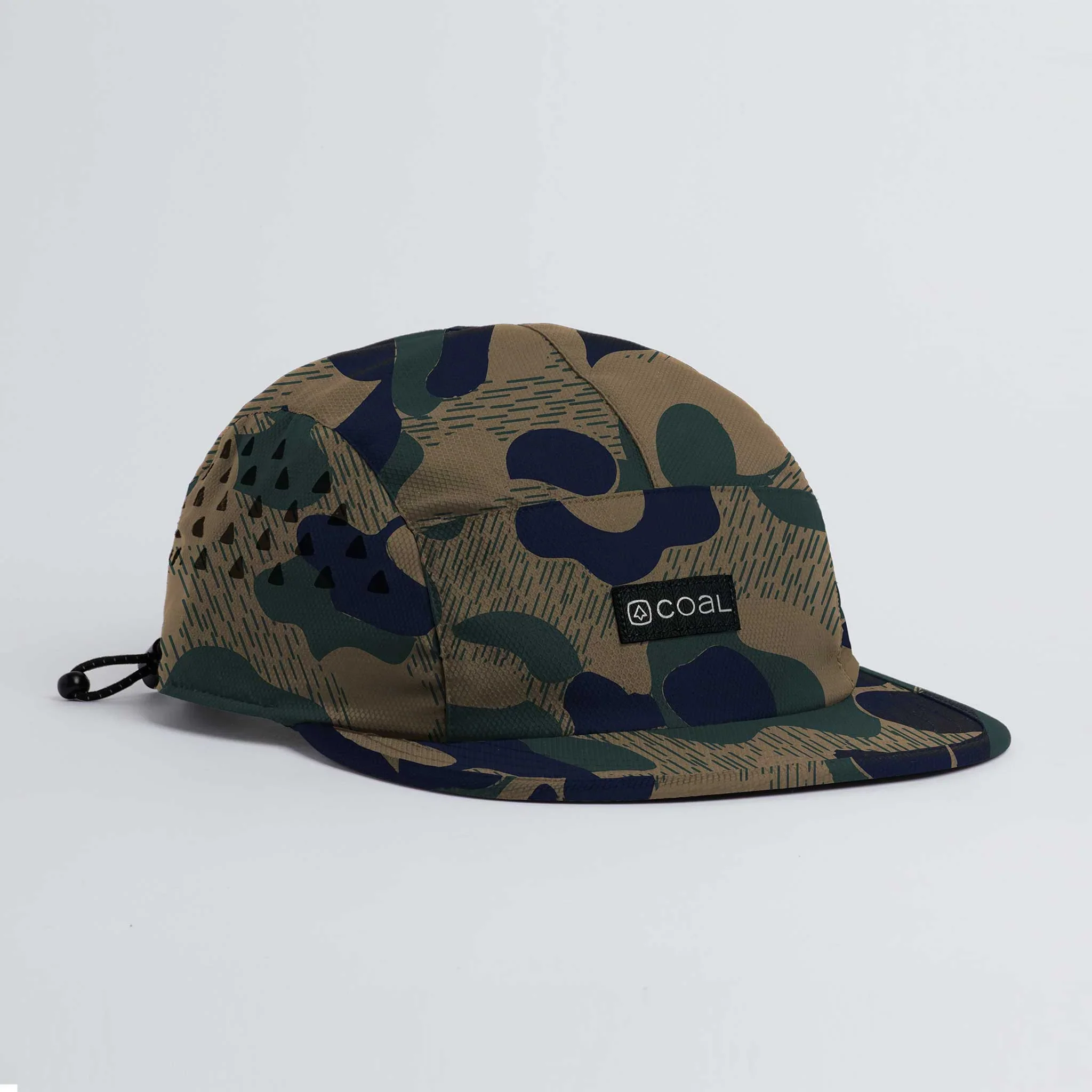 Coal - Provo UPF Tech 5-Panel Cap - Camo Navy