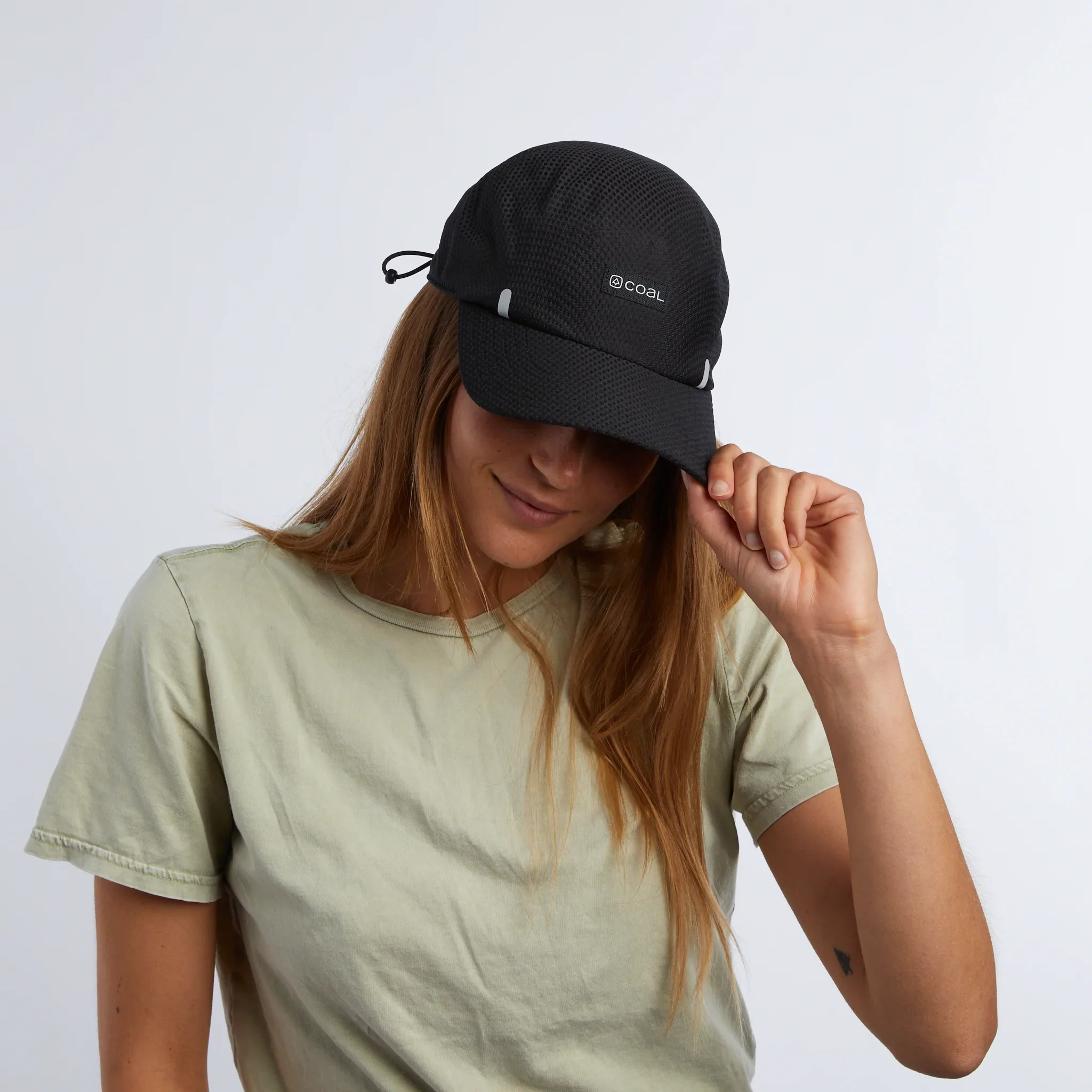 Coal - Tempo Seamless Mesh Cap - Black - Image 3