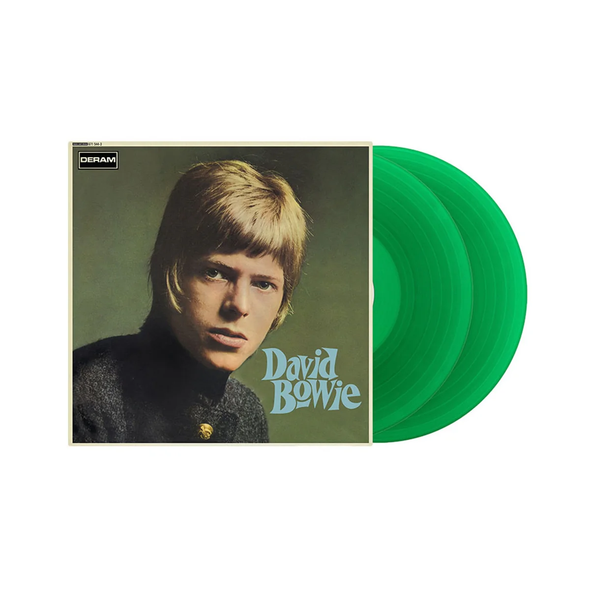 David Bowie - David Bowie (Deluxe Reissue) (2LP Solid Green Vinyl) (New Vinyl) - Image 2