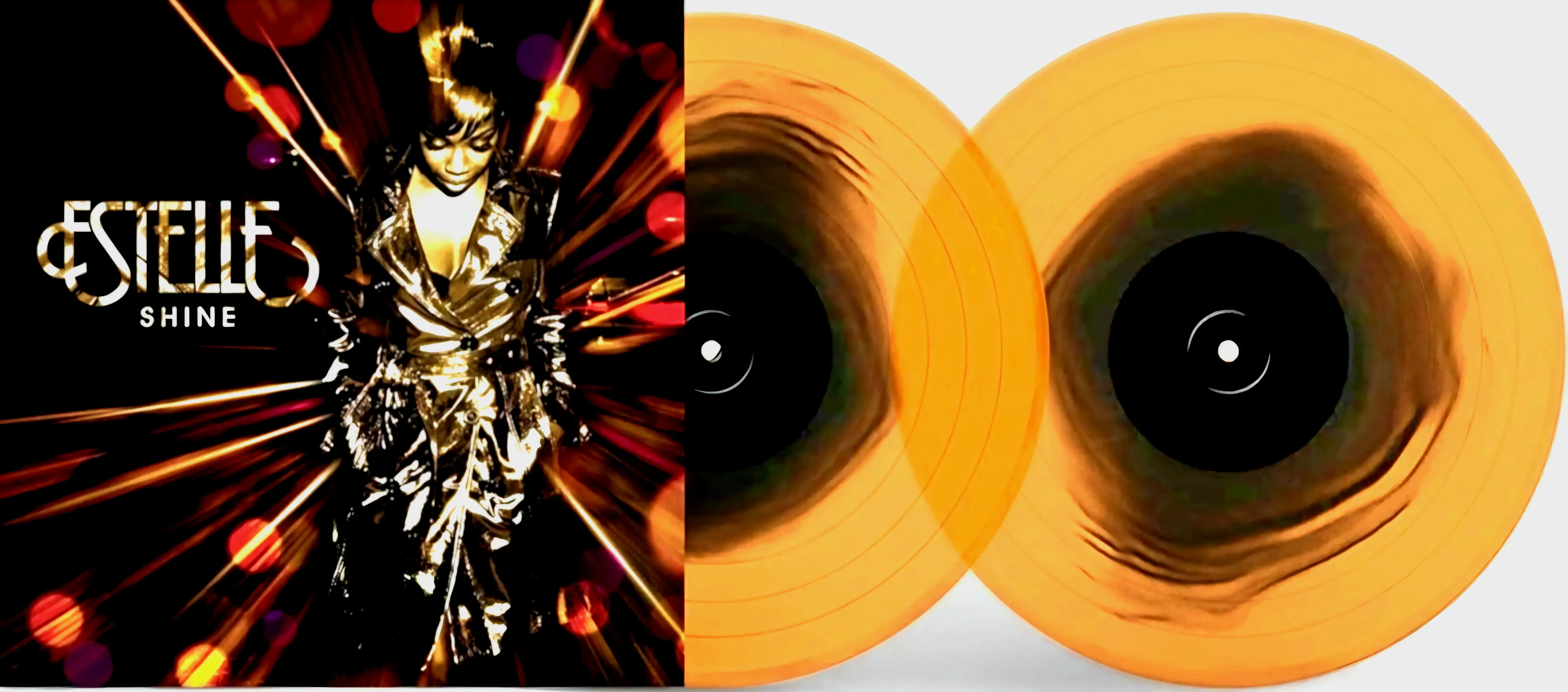 Estelle - Shine (Orange Vortex Vinyl) (New Vinyl) - Image 2