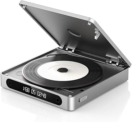 FiiO DM13 Multifunctional Portable Stereo CD Player with Long-Lasting Battery, Supports USB Ripping, Optical/coaxial/3.5mm/4.4mm outputs (Silver)