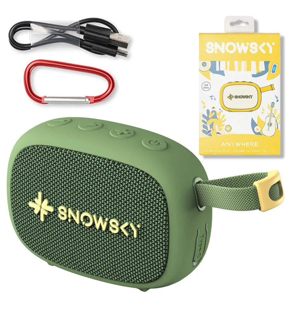 FiiO Snowsky Anywhere Portable Bluetooth Speaker - GREEN - Image 4