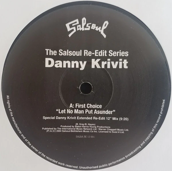 First Choice/Surface - Danny Krivit Salsoul Re-Edit Series (12") (New Vinyl)