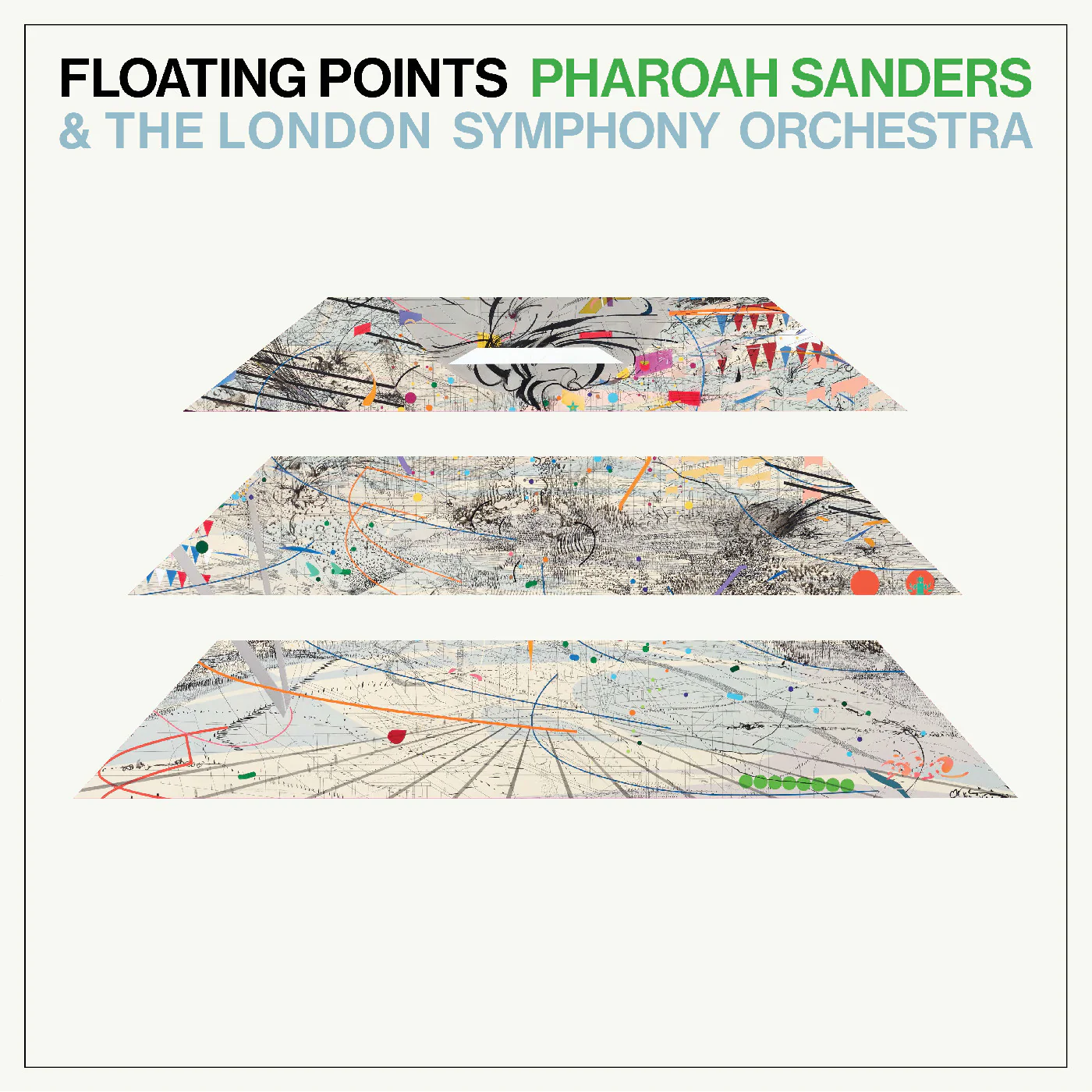 Floating Points Pharoah Sanders & the London Symphony Orchestra - Promises (5th Ann. Edition/Abiogenesis Blue-Green Vinyl (New Vinyl)