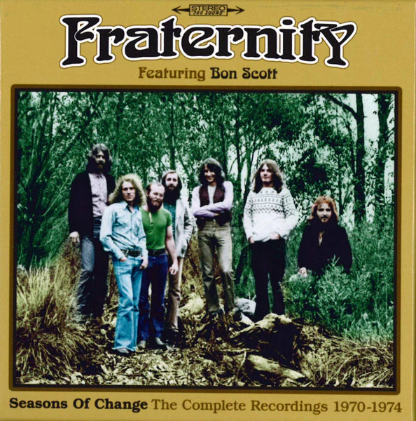 Fraternity - Seasons Of Change (The Complete Recordings 1970-1974) (New CD)