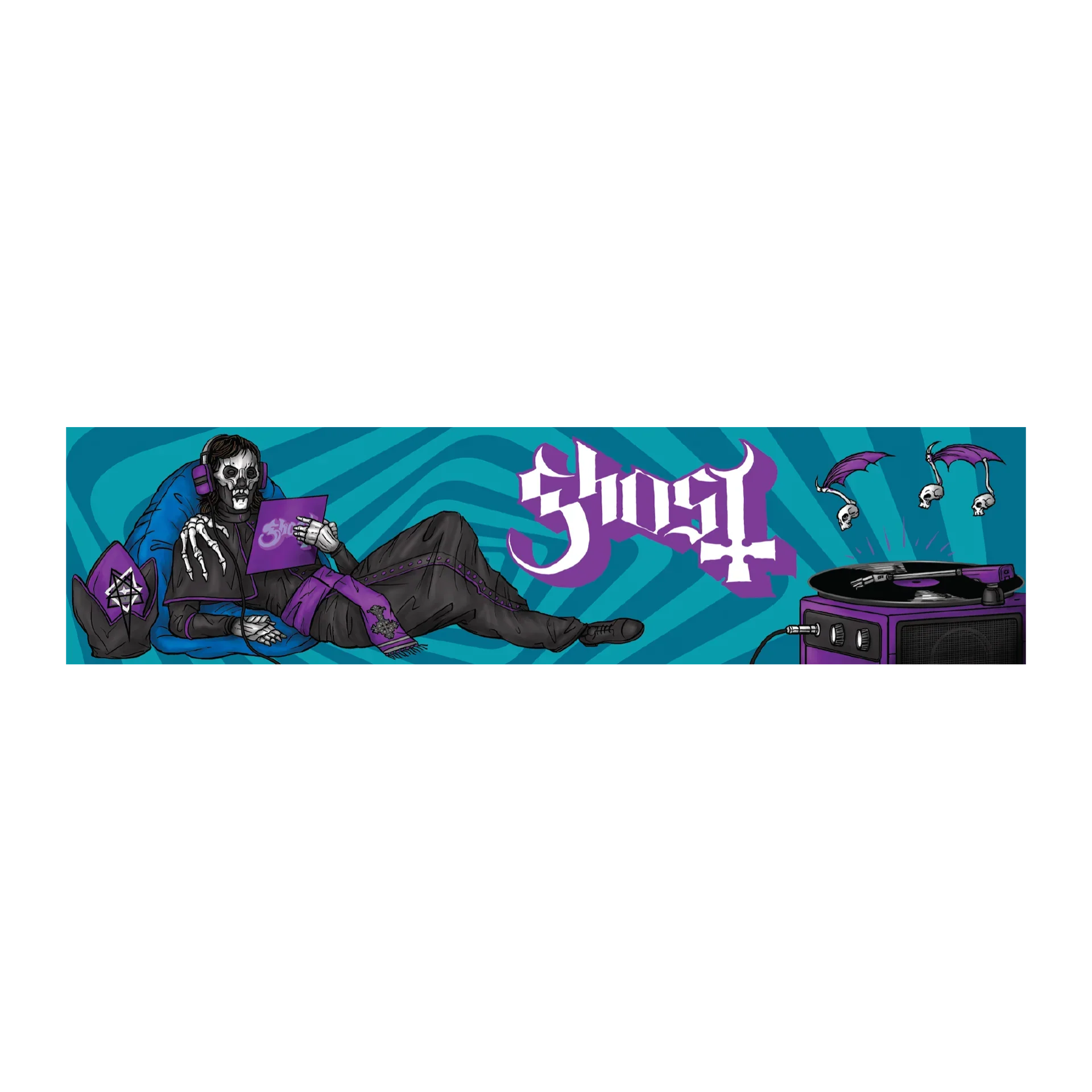 Ghost "Papa's Day Off" Magnetic Grill