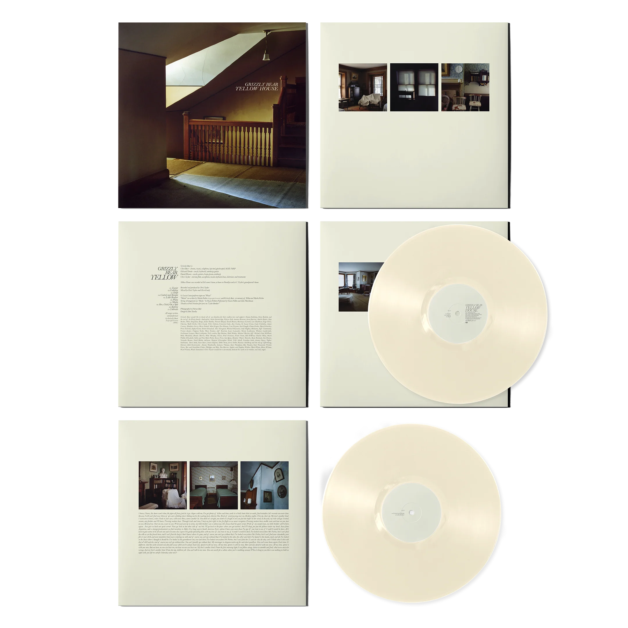 Grizzly Bear - Yellow House (Cream White Vinyl) (New Vinyl) - Image 2