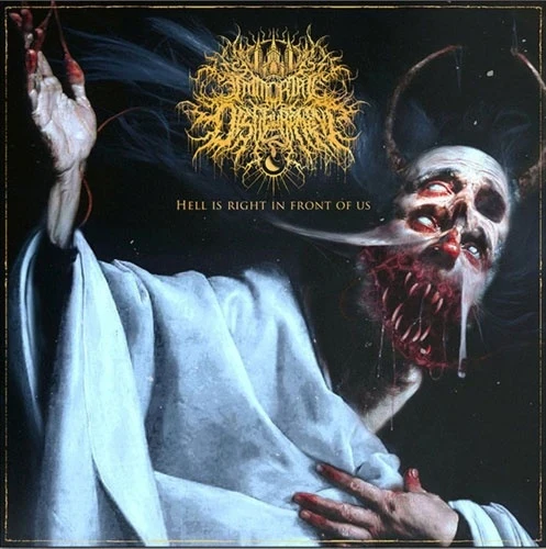 Immortal Disfigurement - Hell Is Right In Front Of Us (Black With Red Splatter Vinyl) (New Vinyl)