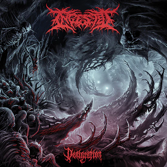 Ingested - Denigration (Electric Blue Smoke Vinyl) (New Vinyl)