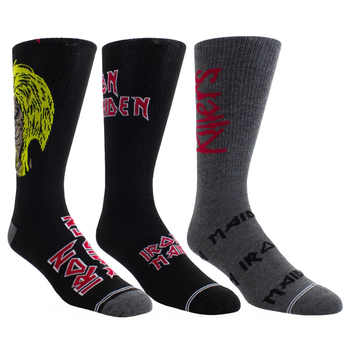 Iron Maiden Guitar Tin 3-Pack Socks - Image 2