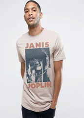 Janis Joplin- 69' (White) T-Shirt