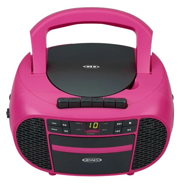 Jensen CD550B Boombox CD Cassette Recorder AM/FM Stereo Radio (Black) (Electronics) ***AVAILABLE AS IN-STORE PICKUP ONLY*** - Image 5