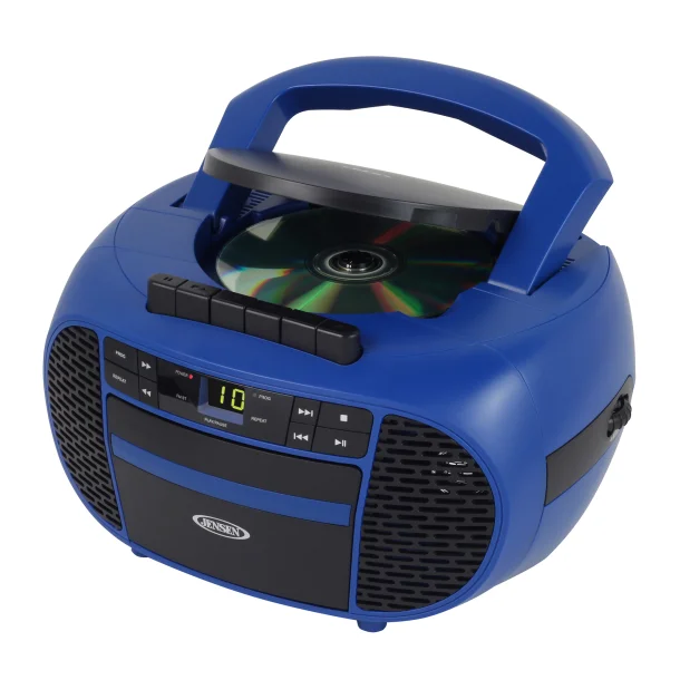 Jensen CD550B Boombox CD Cassette Recorder AM/FM Stereo Radio (Black) (Electronics) ***AVAILABLE AS IN-STORE PICKUP ONLY*** - Image 7