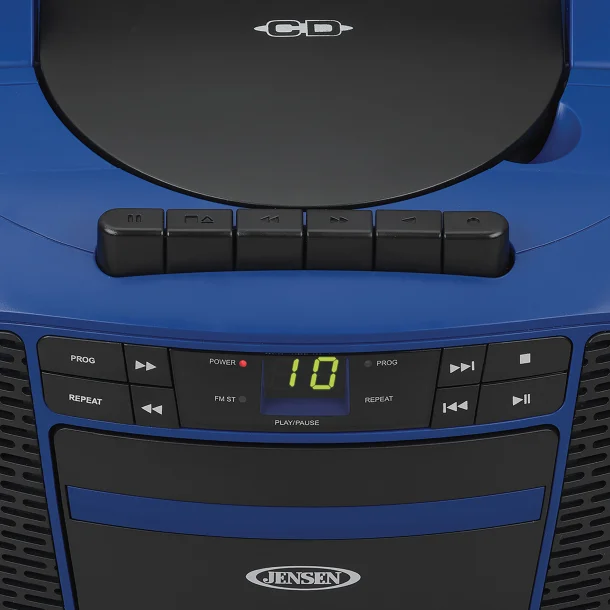 Jensen CD550B Boombox CD Cassette Recorder AM/FM Stereo Radio (Black) (Electronics) ***AVAILABLE AS IN-STORE PICKUP ONLY*** - Image 8