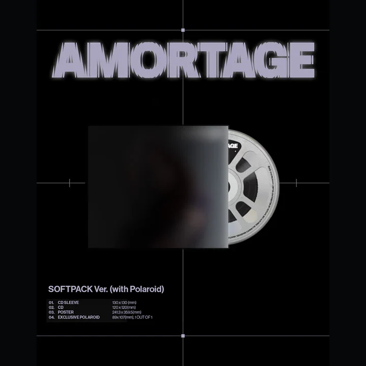 Jisoo - Amortage (Softpack Ver. w/ Polaroid) (New CD)