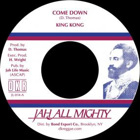 King Kong - Come Down (7") (New Vinyl)