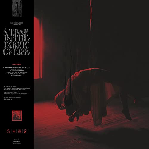 Knocked Loose - A Tear In The Fabric Of Life (Clear w/ Blood Red & Black Splatter Vinyl) (New Vinyl)