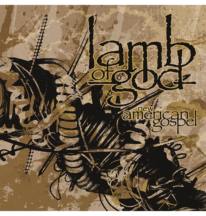 Lamb Of God - New American Gospel (Black/White/Gold Splatter Vinyl) (New Vinyl)