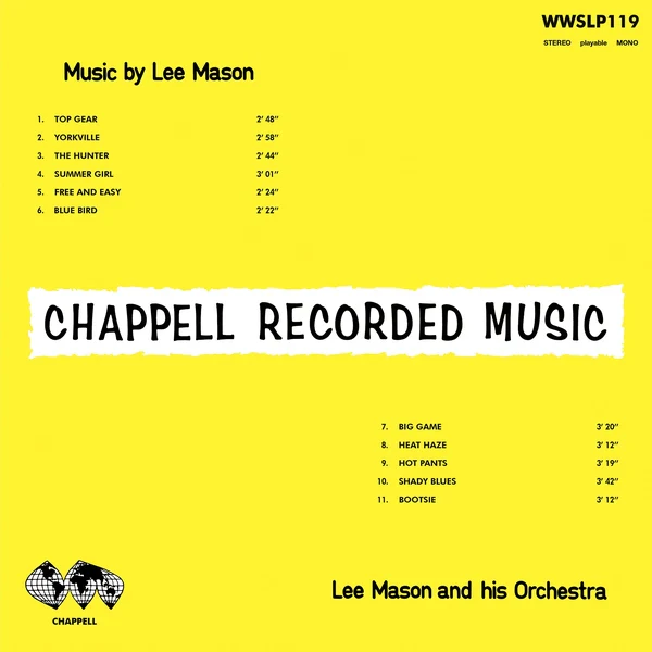 Lee Mason - Music By Lee Mason (1971) (New Vinyl)