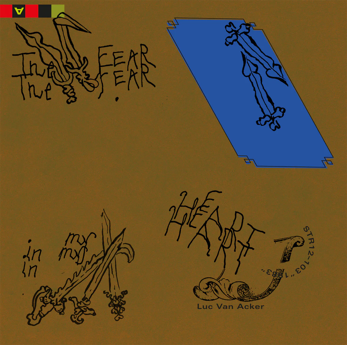 Luc Van Acker/Pas De Deux - The Fear In My Heart/Cardiocleptomanie (7") (New Vinyl)