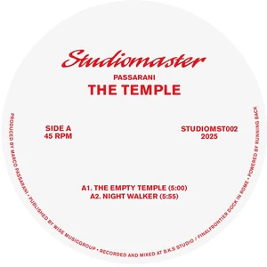 Marco Passarani - The Temple 12" (New Vinyl)