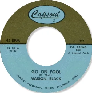 Marion Black - Go On Fool/Who Knows 7" (Sky Blue Vinyl) (New Vinyl)