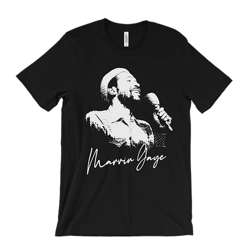 Marvin Gaye - Blk/White - T-Shirt