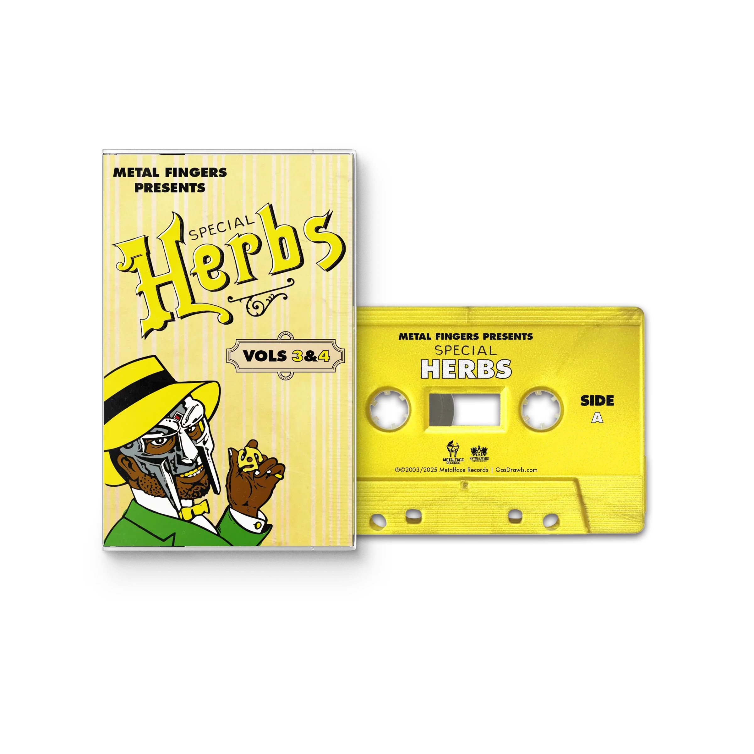 MF Doom - Metal Fingers Presents: Special Herbs Vol. 3 & 4 (New Cassette)
