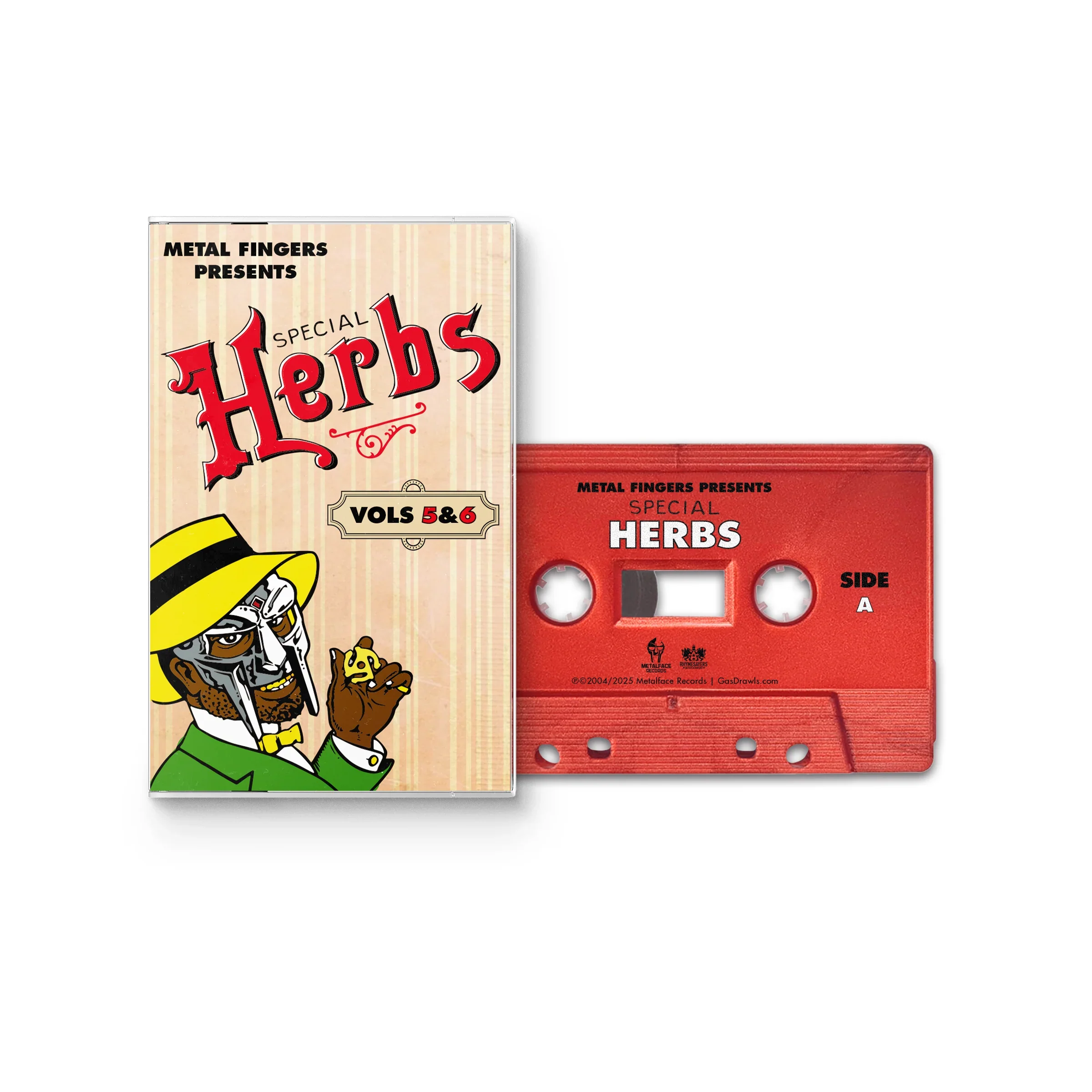 MF Doom - Metal Fingers Presents: Special Herbs Vol. 5 & 6 (New Cassette)