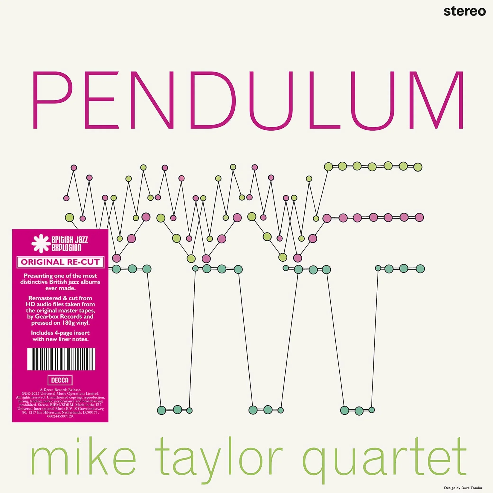Mike Taylor Quartet - Pendulum (New Vinyl)
