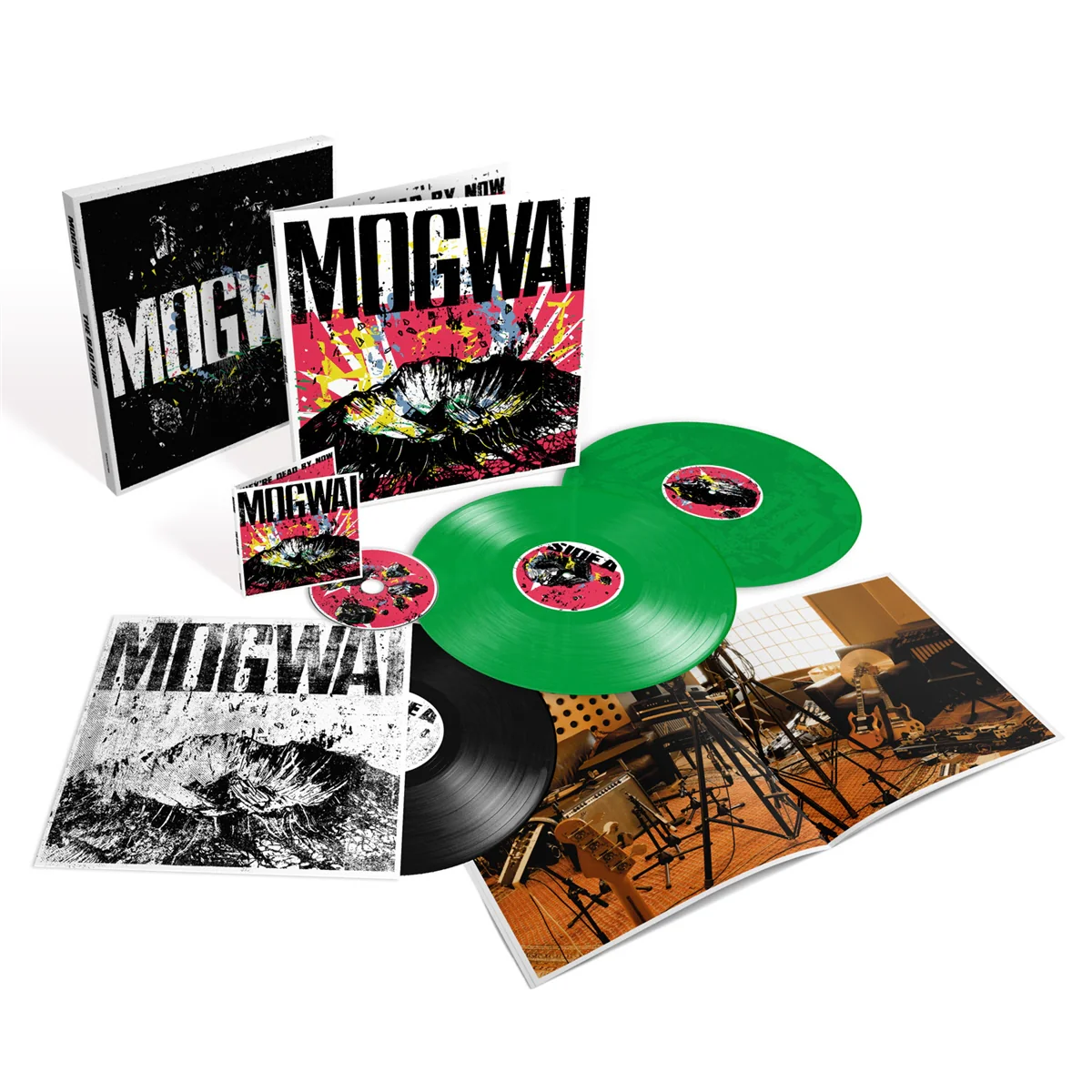 Mogwai - The Bad Fire (3LP Deluxe Edition Green Vinyl) (New Vinyl) - Image 2