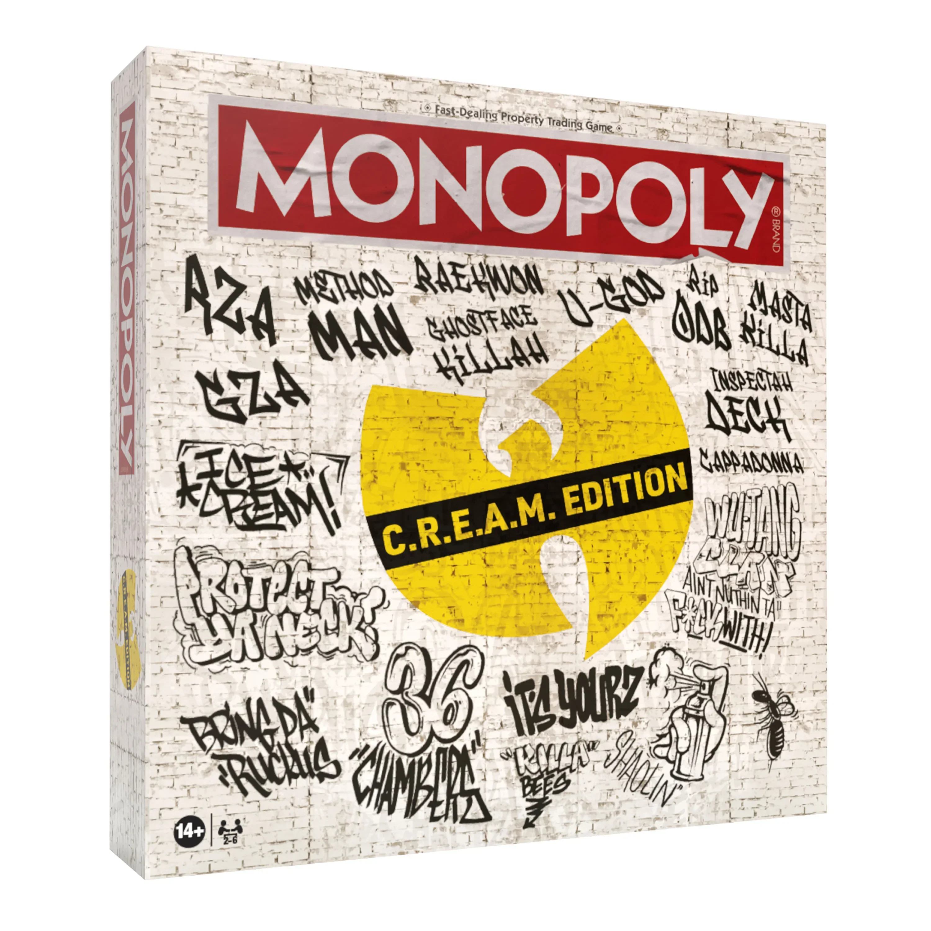 MONOPOLY: Wu-Tang Clan: C.R.E.A.M. Edition Board Game