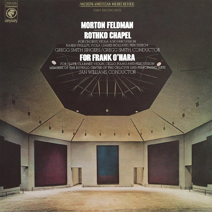 Morton Feldman - Rothko Chapel: For Frank O'Hara (New Vinyl)