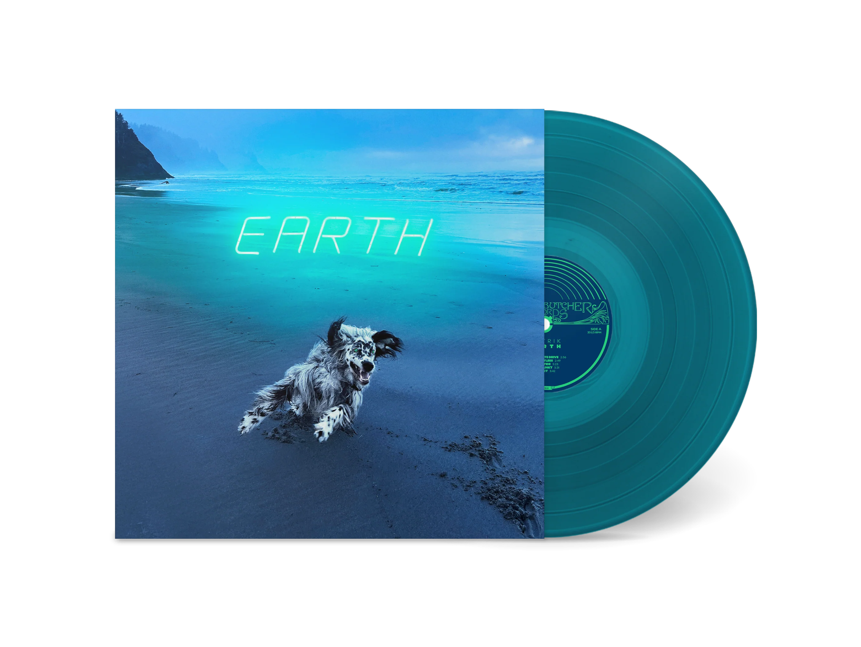 Motrik - Earth (Ocean Blue Vinyl) (New Vinyl) - Image 2