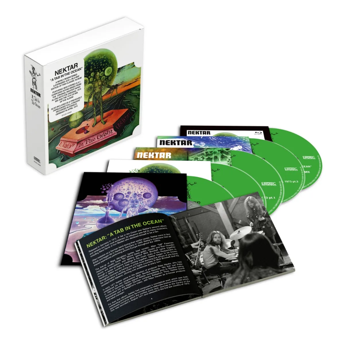 Nektar - A Tab in the Ocean (4CD + Blu-Ray Deluxe Edition) (New CD) - Image 2