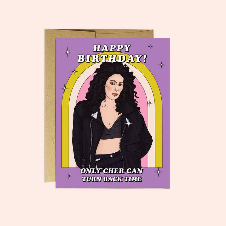 Ohh Deer Cards - Only Cher Can Turn Back Time