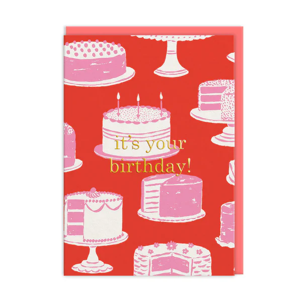 Ohh Deer Cards - Cake It's Your Birthday Card