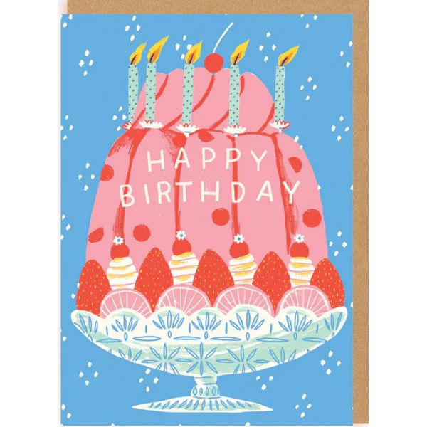 Ohh Deer Cards - Happy Birthday Pink Cake