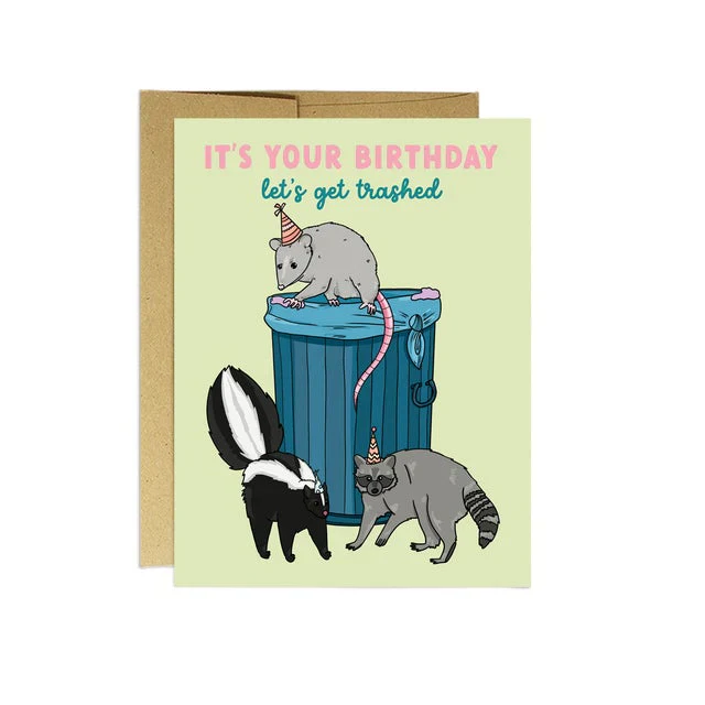 Ohh Deer Cards - It's Your Birthday Let's Get Trashed